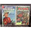 Image 1 : PAIR OF CANADIANA ESTATE COMICS WITH RCMP