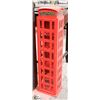 Image 1 : TELEPHONE BOOTH STORAGE CABINET, 34 X 8 X 7