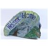 Image 1 : "WELCOME HOME" WOOD STATUE