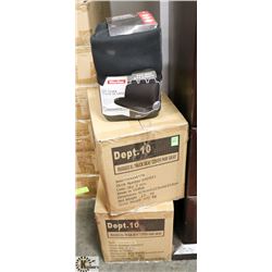2 CASES WITH TWO SETS OF EXTRA LARGE TRUCK SEAT