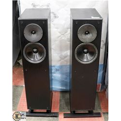 LOT OF 2 NUANCE ADVANTAGE 43"H SPEAKERS.