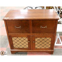 RADIO CABINET 36"X18"X22".