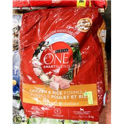 14 KG BAG OF PURINA ONE DOG FOOD