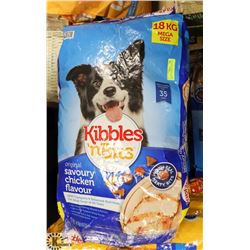18KG BAG OF KIBBLES'N'BITS DOG FOOD