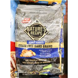 5.4KG BAG OF NATURES RECIPE ADULT DOG FOOD