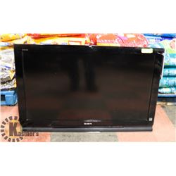 SONY BRAVIA 40" TV WITH REMOTE AND CORD.