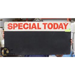 VINTAGE SPECIAL TODAY CHALK BOARD