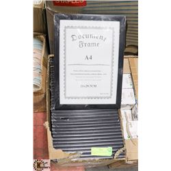 BOX OF DOCUMENT PICTURE FRAMES