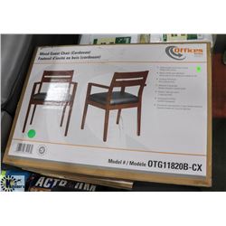 NEW IN THE BOX WOOD GUEST CHAIR