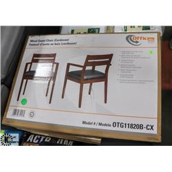 NEW IN THE BOX WOOD GUEST CHAIR