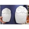 Image 1 : LOT OF 2 PORCELAIN OWLS