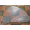 Image 1 : NEW OFFICE CHAIR MAT 5' X 5', HEAVY CLEAR PLASTIC