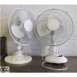2 ELECTRIC FANS