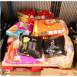 SMALL PALLET OF ASSORTED DAMAGED PACKAGING