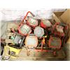 Image 1 : IN LIQUIDATION 7 HALOGEN WORK LIGHTS