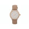 Image 2 : NEW FOSSIL ROSE GOLD LEATHER GLITZ CHRONO WATCH