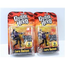LOT OF 2 ASSORTED GUITAR HERO FIGURES.