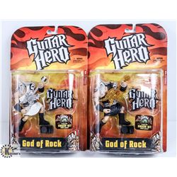 LOT OF 2 ASSORTED GUITAR HERO FIGURES.