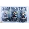 Image 1 : LOT OF 3 HARLEYQUINN SERIES 1 FIGURES.