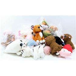 BOX OF ASSORTED PLUSH.