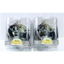 LOT OF 2 MCFARLANE DRAGON FIGURES.