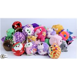 BOX OF ASSORTED PLUSH.