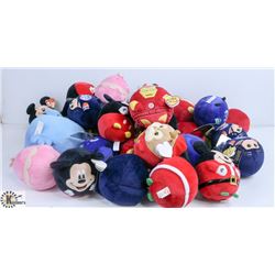BOX OF ASSORTED PLUSH.