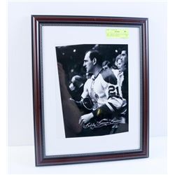 NHL TORONTO MAPLE LEAFS BOBBY BAUN SIGNED PHOTO