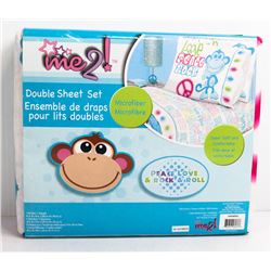 "ME2" MICROFIBER SHEET SET, DOUBLE SIZE