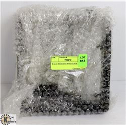 LOT OF 3 WALL HANGING WINE RACKS