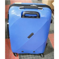 BLUE UNIVERSAL HARD COVER SUIT CASE