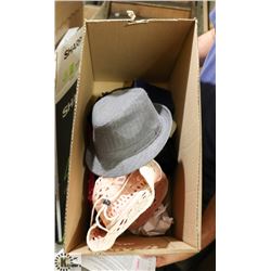 LOT OF ASSORTED HATS