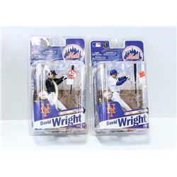 LOT OF 2 METS DAVID WRIGHT FIGURES.