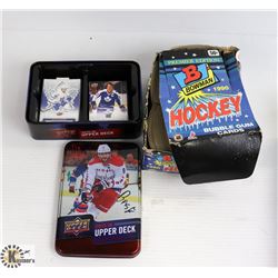 LOT OF HOCKEY CARDS AND TORONTO MAPLE LEAFS CARDS