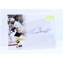 NHL VANCOUVER CANUCKS DAVE BABYCH SIGNED PHOTO