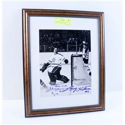 NHL TORONTO MAPLE LEAFS JOHNNY BOWER & LARRY