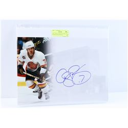 NHL VANCOUVER CANUCKS CLIFF RONING SIGNED PHOTO