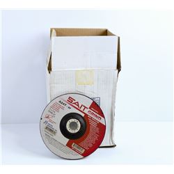 NEW CASE OF 25 / SAIT GRINDING WHEELS