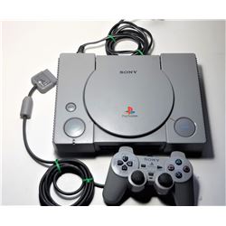 22)  VINTAGE PLAYSTATION WITH ONE