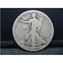 1918 S Walking Liberty Half Dollar