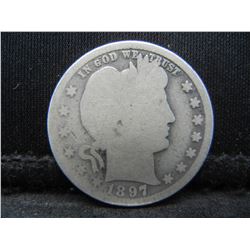 1897 O Barber Quarter Key Date