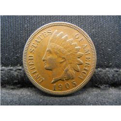 1905 Indian Cent AU Nice