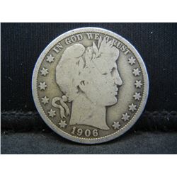 1906 Barber Half Dollar