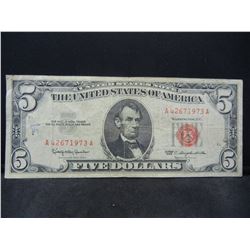 1963 $5.00 Red Seal