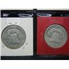 Image 8 : (20) Franklin Half Dollars in Sleeve 1948-55 Key Date Coins and Uncirculated Coins Included