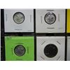 Image 4 : Misc Sheet of Collector Coins (5) Higher Grade Merc Dimes (3) Indian Cents (2) Silver Quarter War Ni