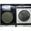 Image 2 : Sleeve Coins (5) Ike Dollars (3) Kennedys Quarter and A Nickel