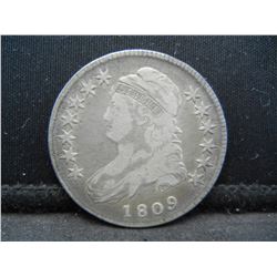 1809 Bust Half Dollar F/VF Early Date