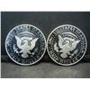 Image 2 : 2002 S+ 03S 90% Silver Kennedy Proof Half Dollars