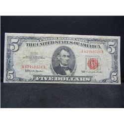 1963 $5.00 Red Seal